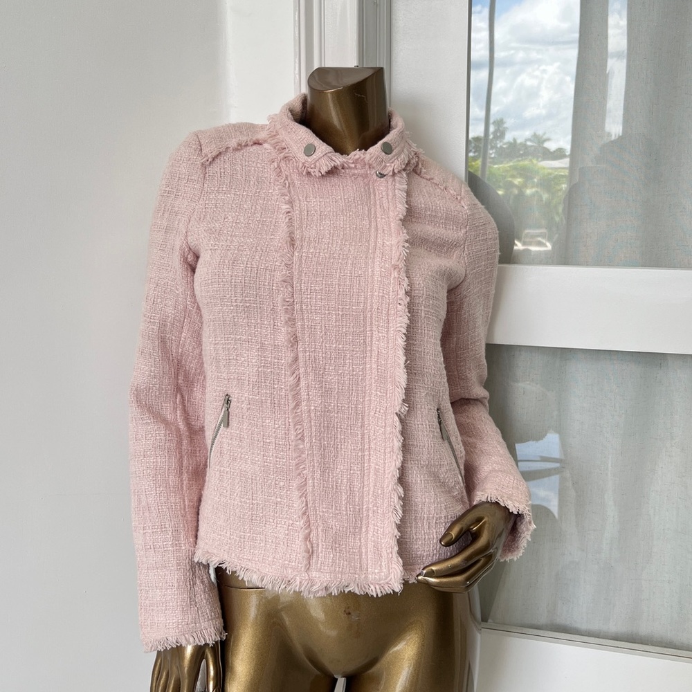 Brand New Elegant Pink Tweed Blazer! - Picture 3 of 4
